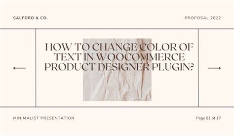 How to change color of text in Woocommerce product designer plugin?